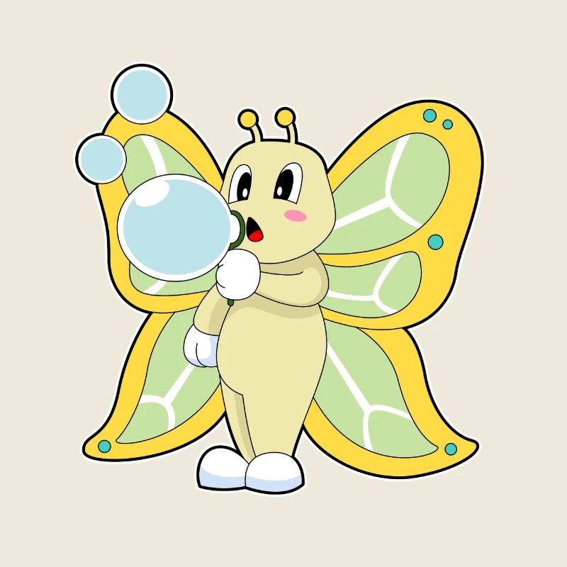 Butterfly Soap Bubbles