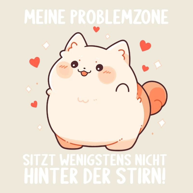 Meine Problemzone sitzt nicht hinter der Stirn