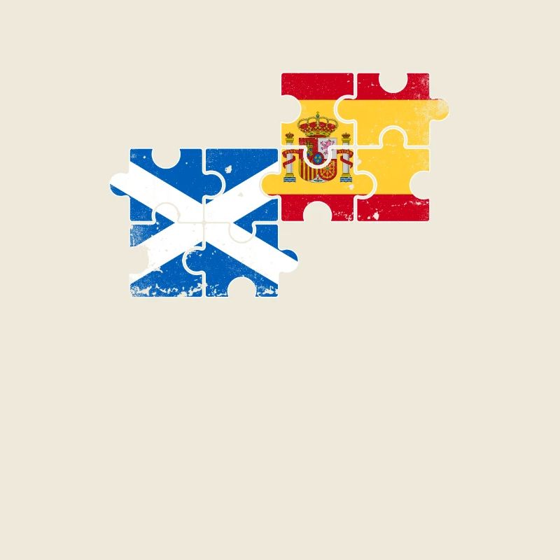Ecosse Espagne Vintage drapeau espagnol Scots