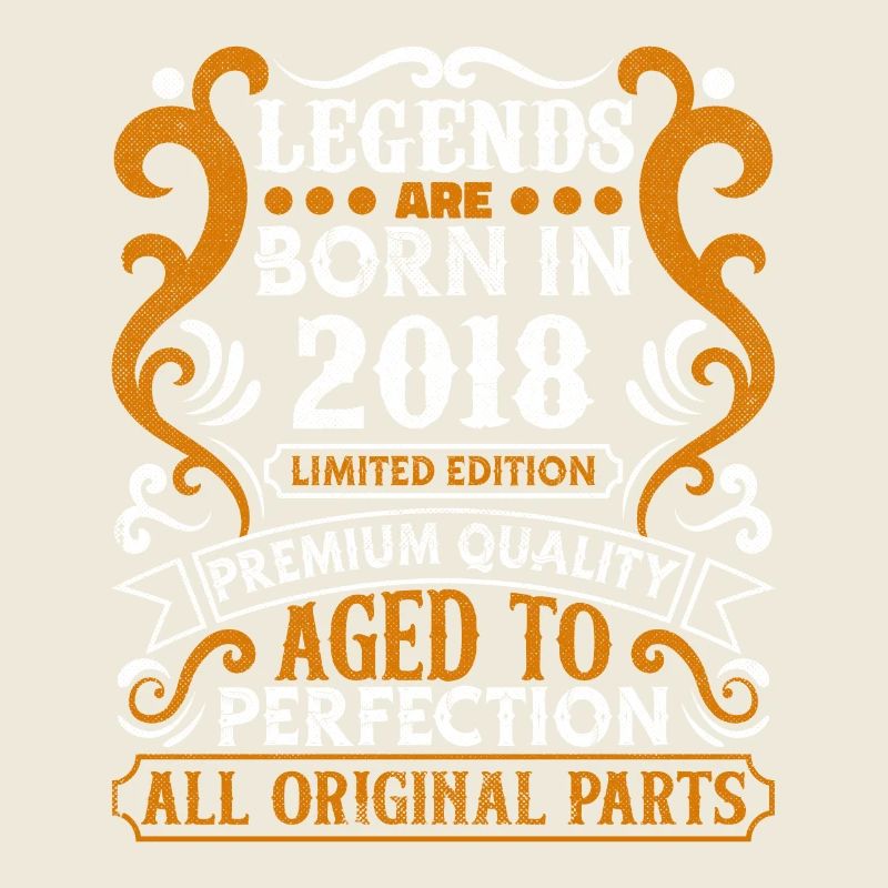 Legends Are Born In 2018 Geburtstagsgeschenk -2018