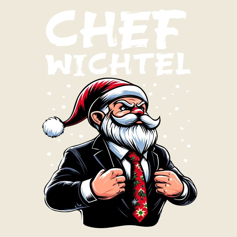 Chef Wichtel stylischer Weihnachts Gnome
