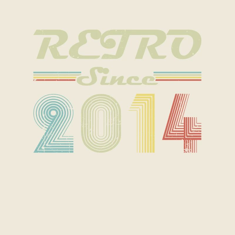 Retro seit 2014 Geburtstagsgeschenk