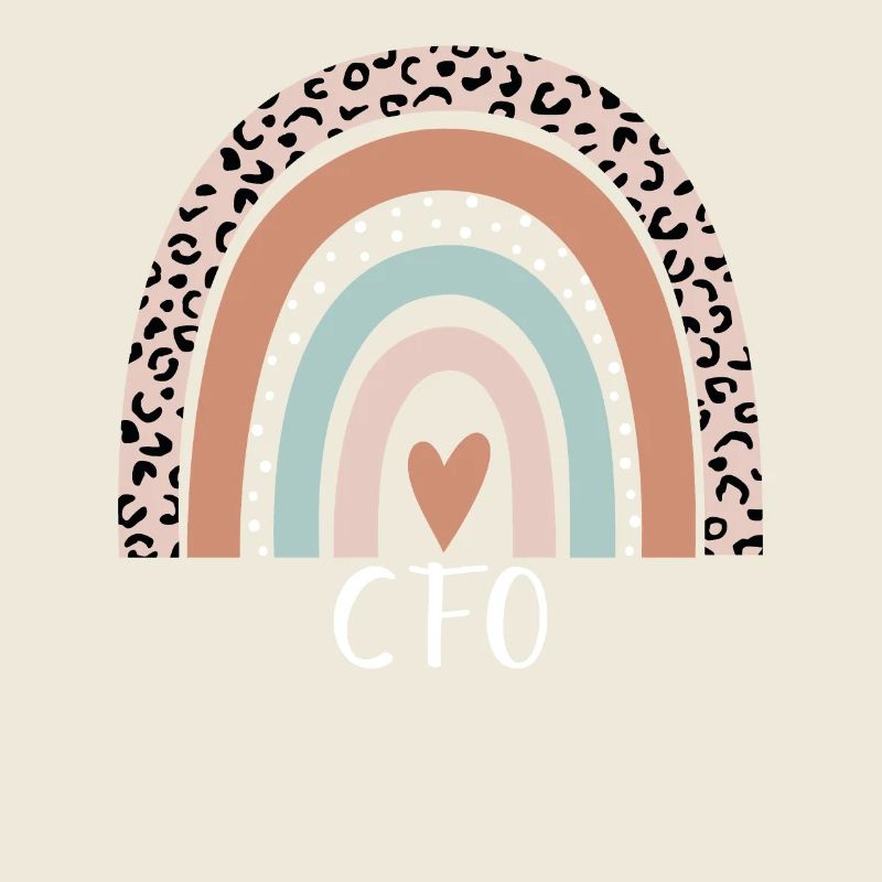 CFO Rainbow Leopard Funny CFO Appreciation