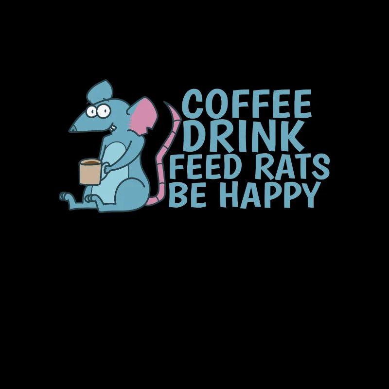 Coffee Drink Feed Rats be Happy Rodent