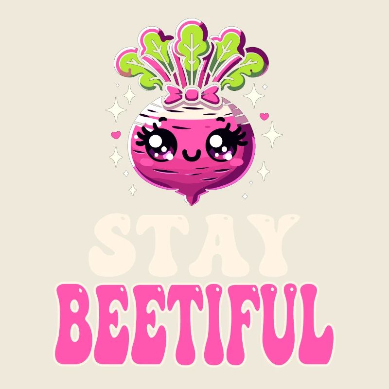 Beetroot Love - Restez Beetiful Kawaii Beets Pun
