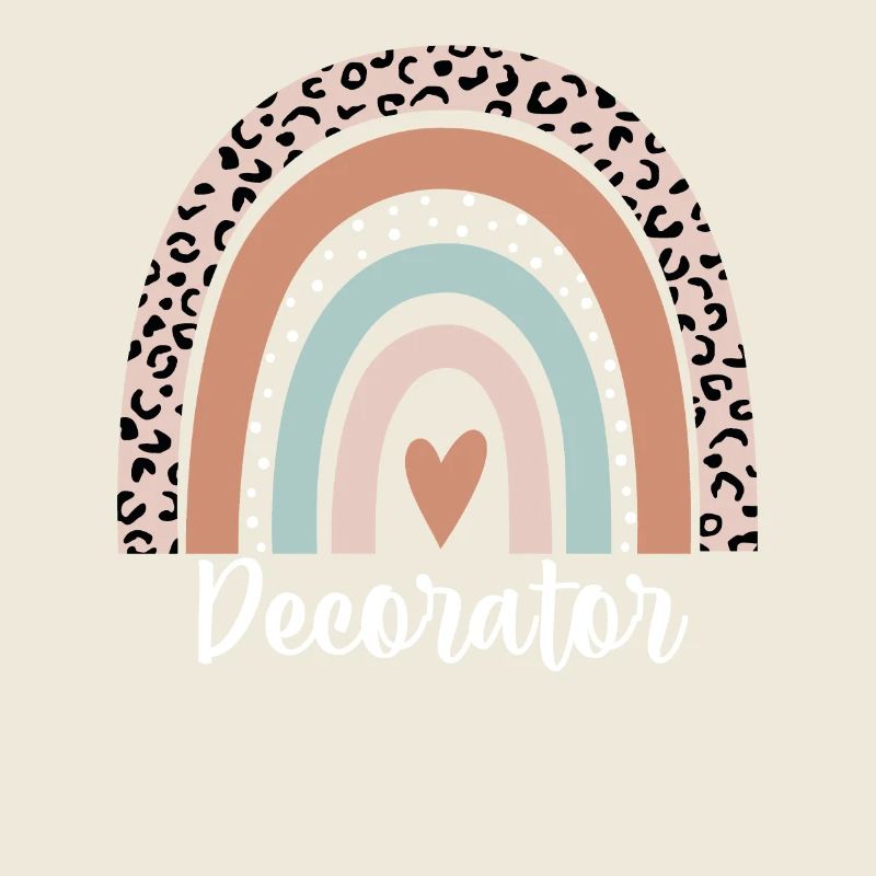 Decorator Rainbow Leopard Funny Decorator