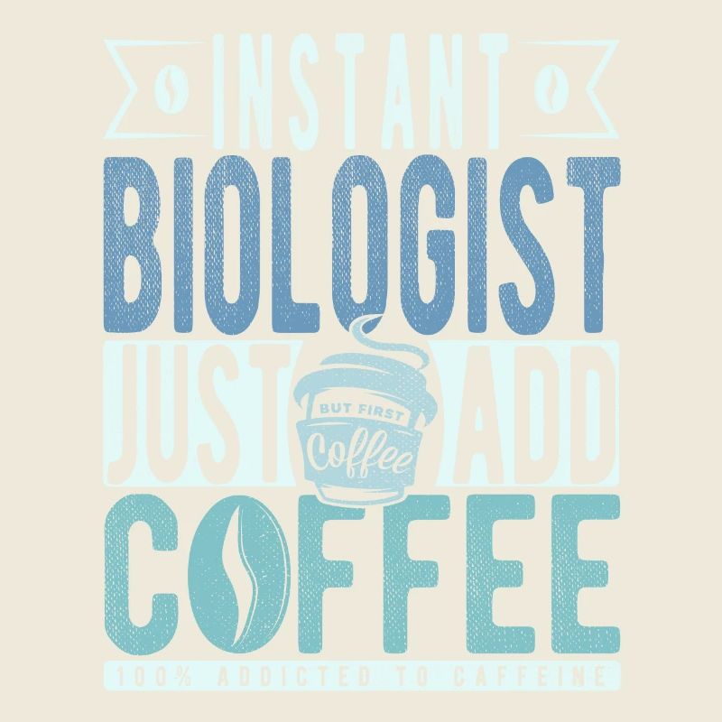Instant-Biologe Fügen Sie einfach Kaffee hinzu