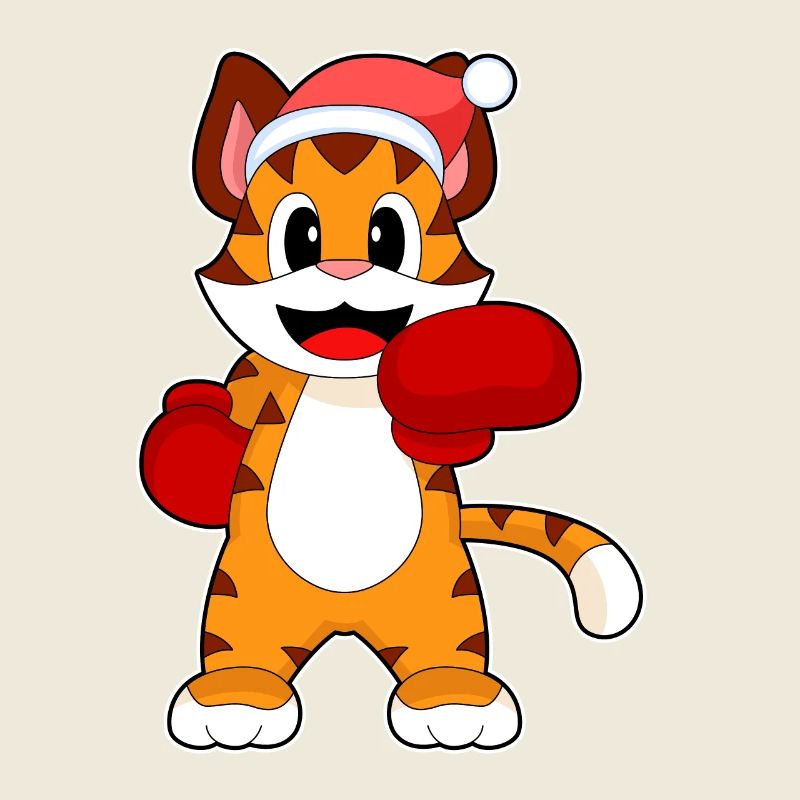 Boîtes de Noël Tigre