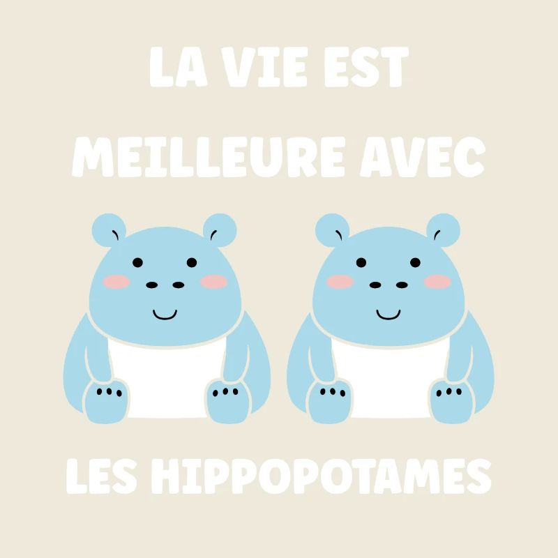 amour petit hippopotame