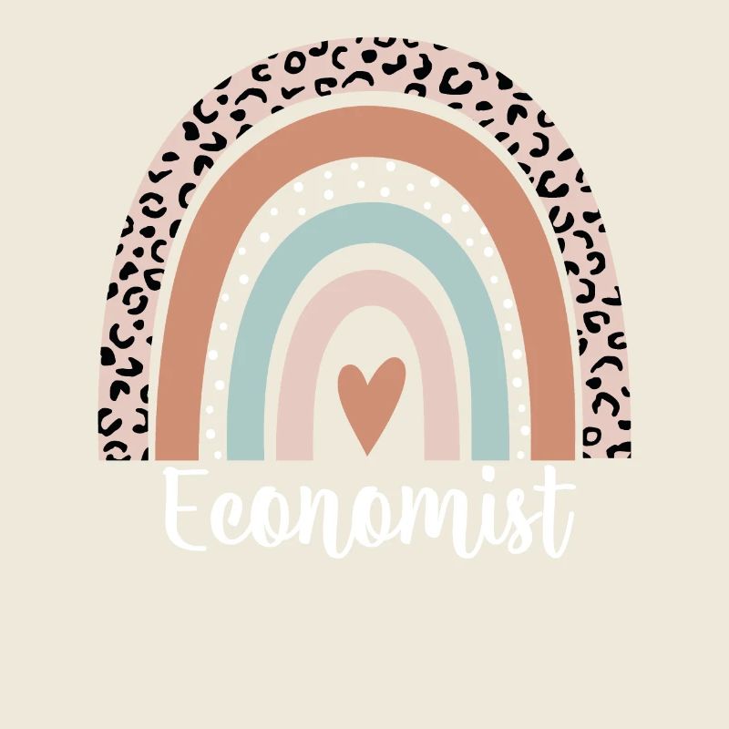 Ökonom Regenbogenleopard Lustiger Ökonom