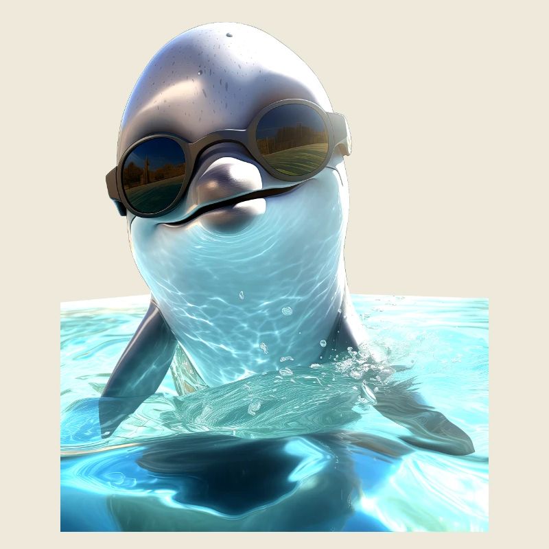 Lunettes de soleil Dolphin Love Dolphins Cute Dolphin