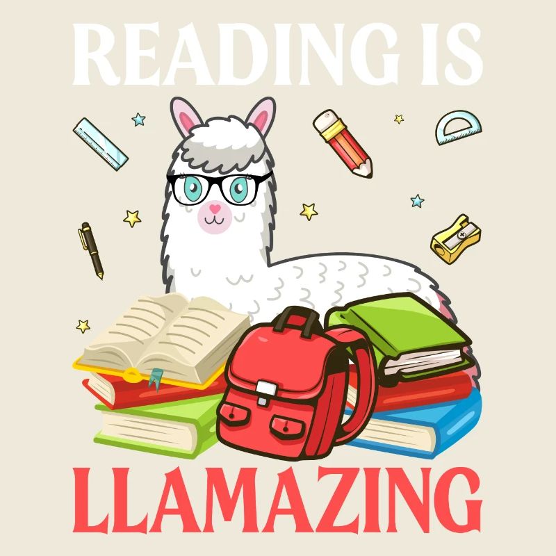 La lecture est Llamazing- Cadeaux de lama - Tshirt de lama