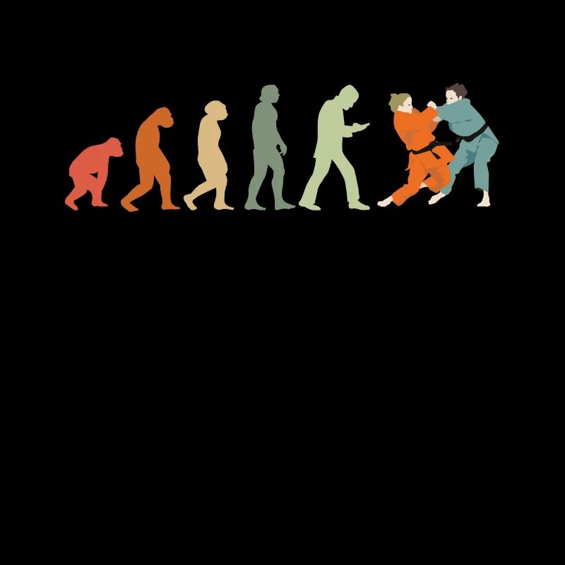 Judoka Taekwondo Karate Aikido Ju-Jutsu Evolution