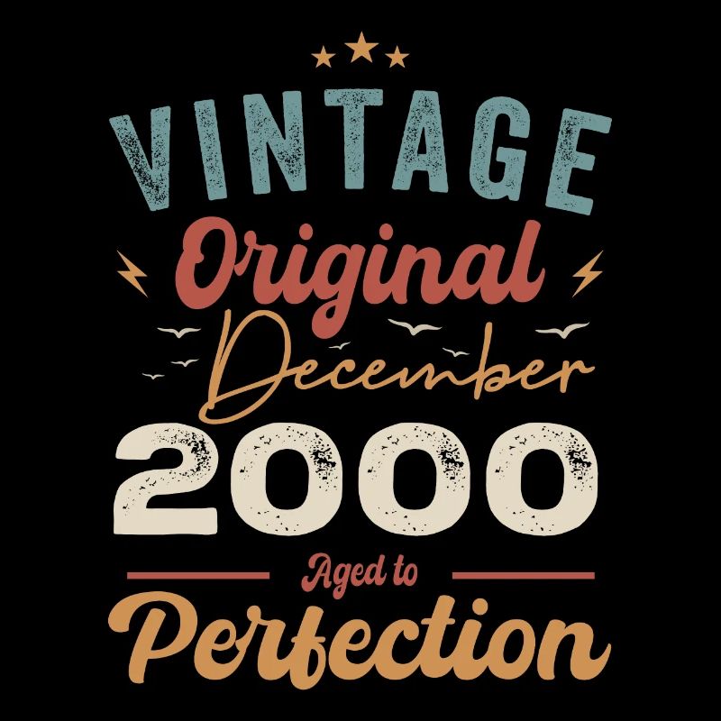 Anniversaire Vintage - Décembre 2000 - Idée cadeau