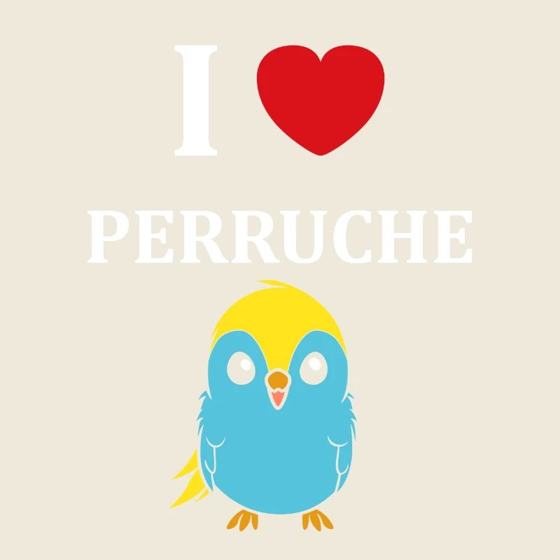 Oiseaux perruches humour petite perruche