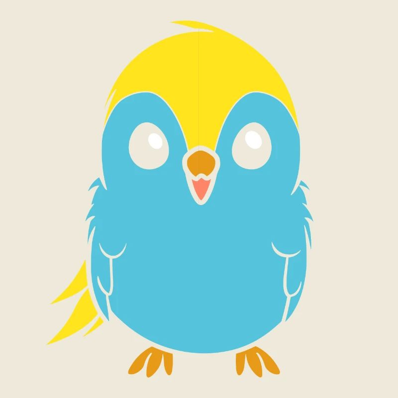 Cute little parakeet
