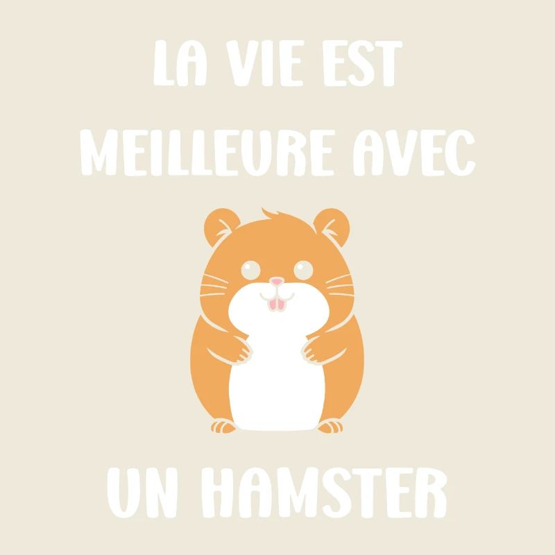 Mignon Humour petit hamster