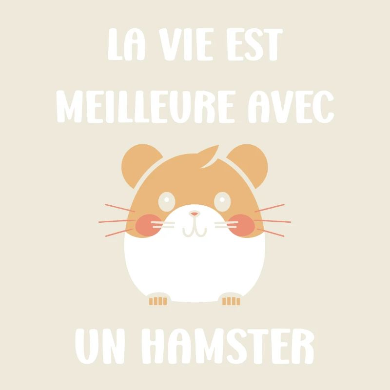 Mignon Humour petit hamster