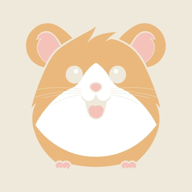 Niedlicher Humor Kleiner Hamster