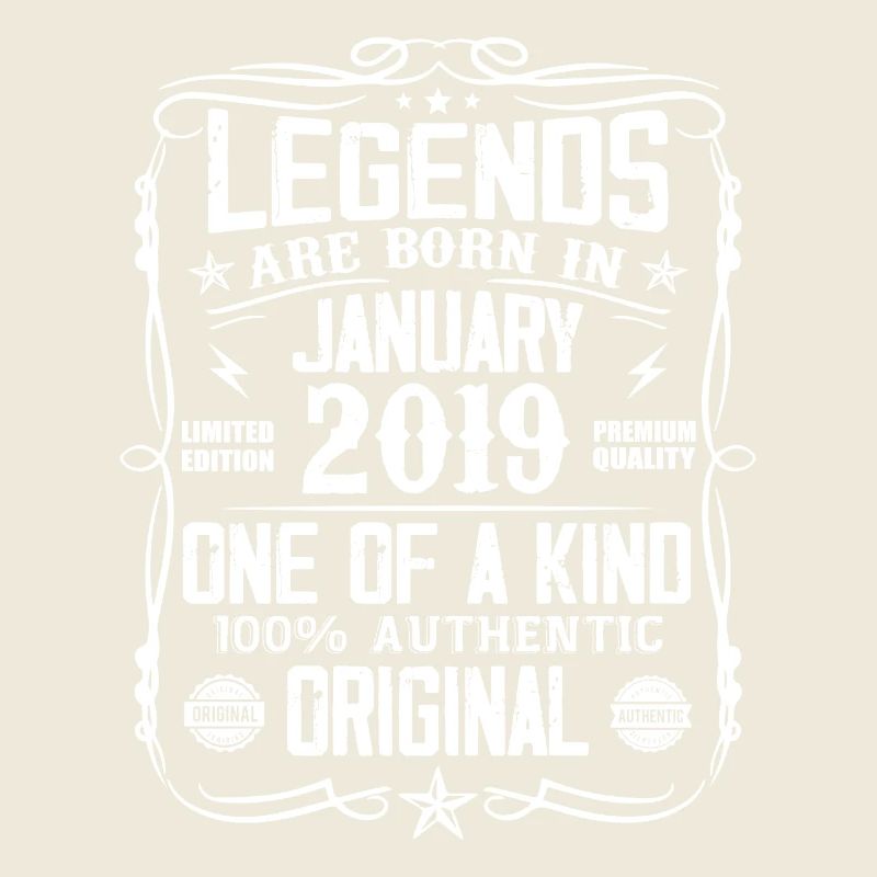 Birthday gift born in January 2019