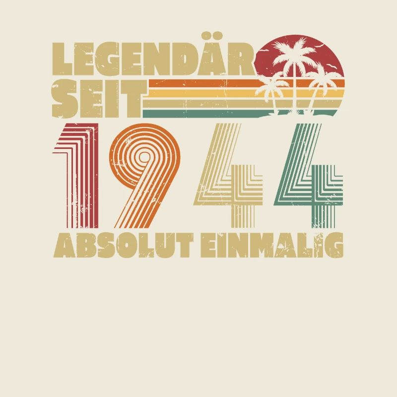Legendary Since 1944 Vintage Birthday Gift