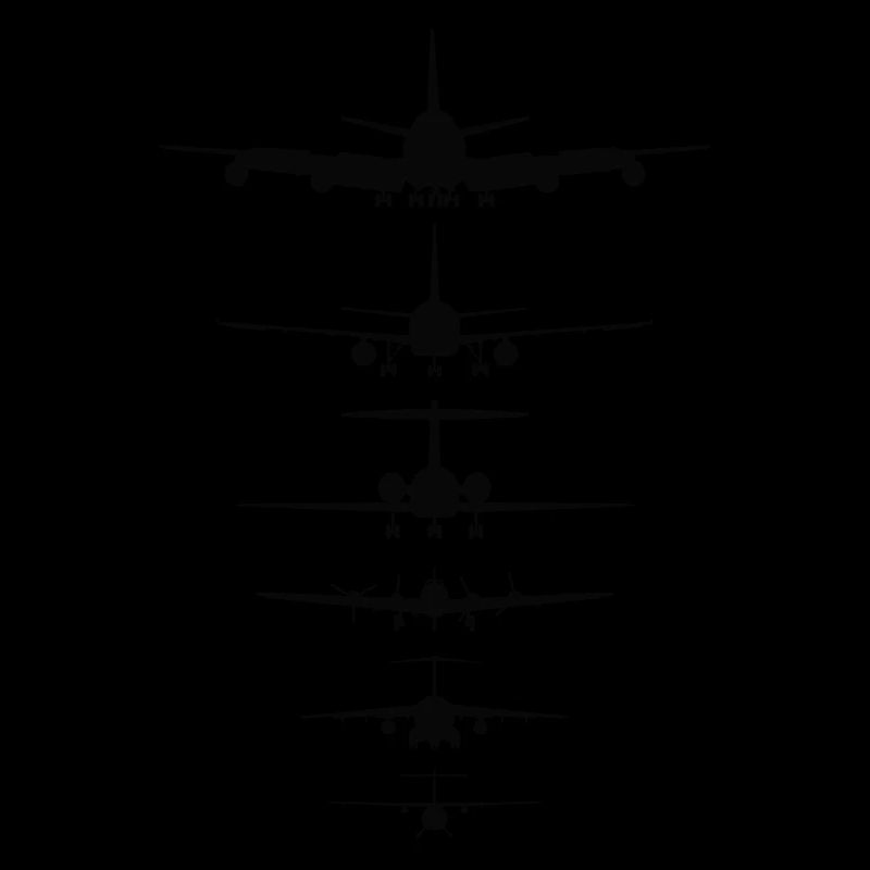 Silhouette d’avions pour instructeur de vol, pilote