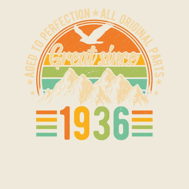 Vintage 88. Geburtstag 1936