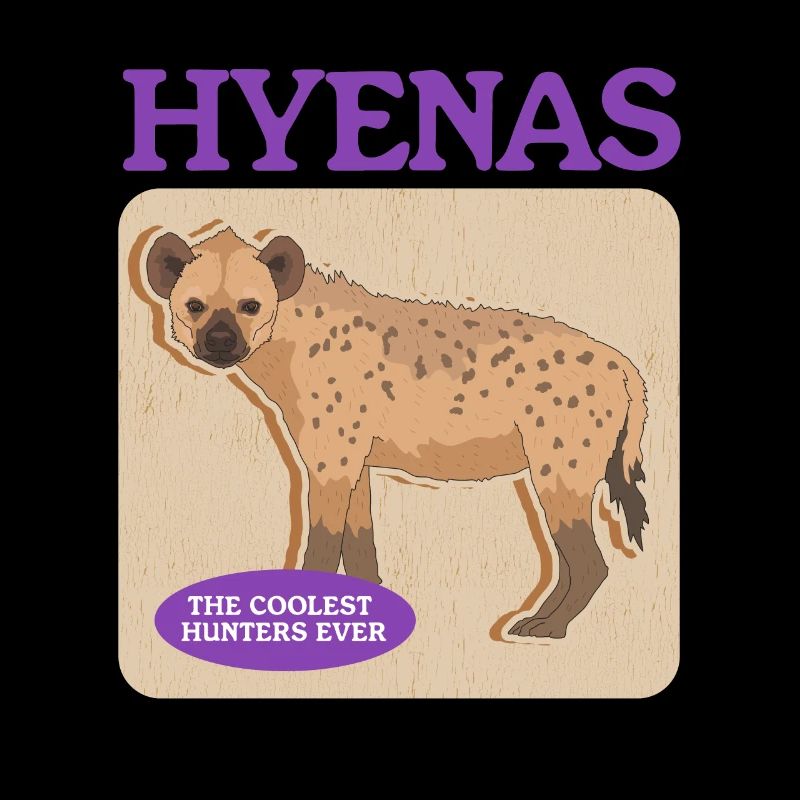Hyène, hyène tachetée, cadeau de hyène