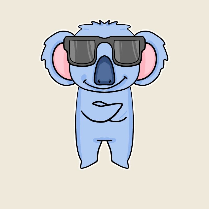 Koala avec des lunettes