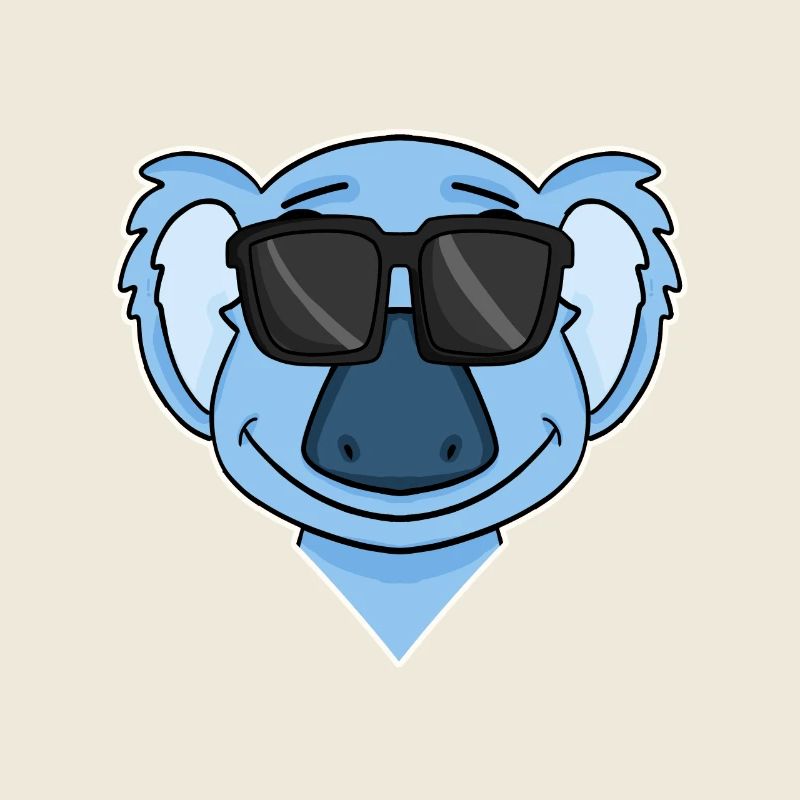 Koala avec des lunettes