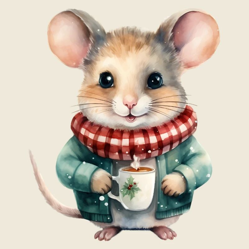 Thé d’hiver de souris câlines