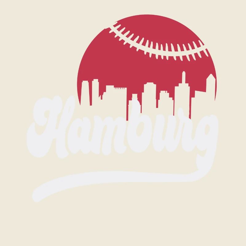 Ligne d’horizon du baseball Hambourg