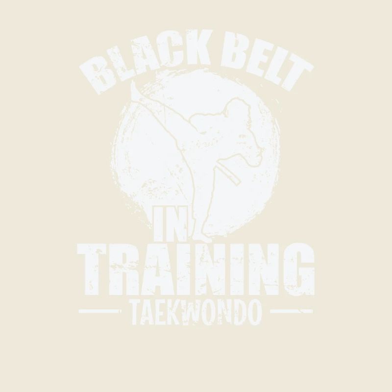 Black Belt in Training Taekwondo Training