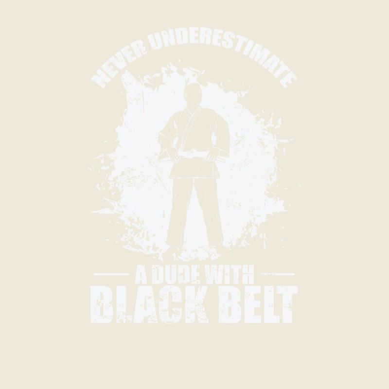 Never underestimate a Black Belt Dude Taekwondo