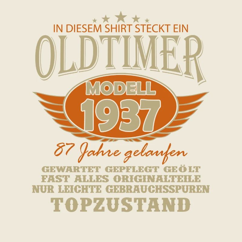 Vintage Retro 87th Birthday 1937