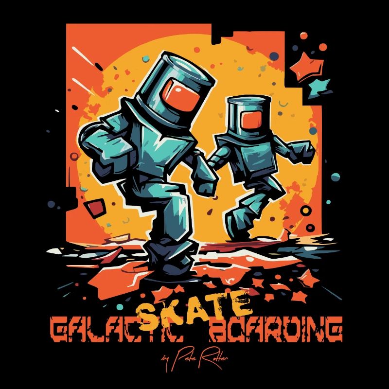 Galactic Skateboarder Skateboard, Planche à roulettes