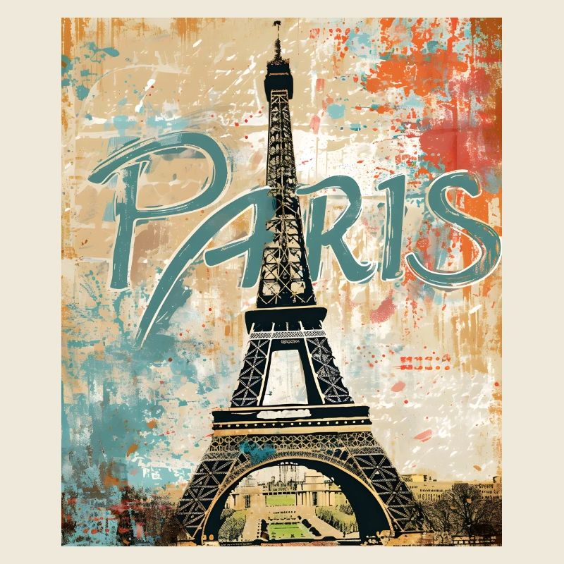 Paris mit Eiffelturm