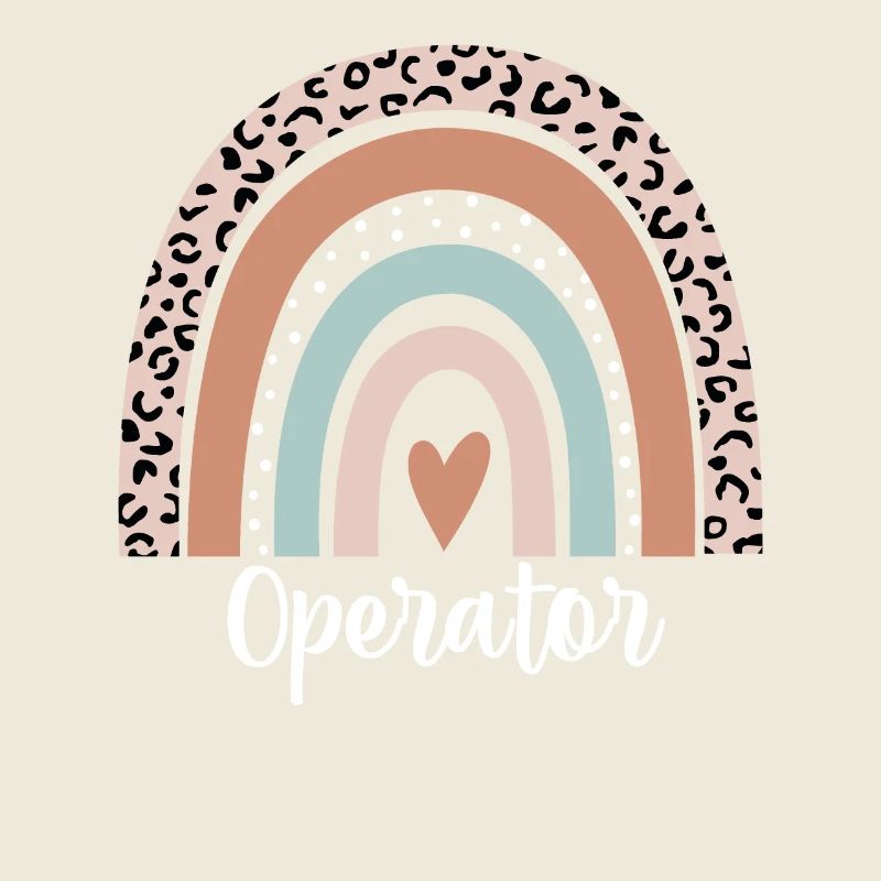 Operator Rainbow Leopard Lustiger Operator
