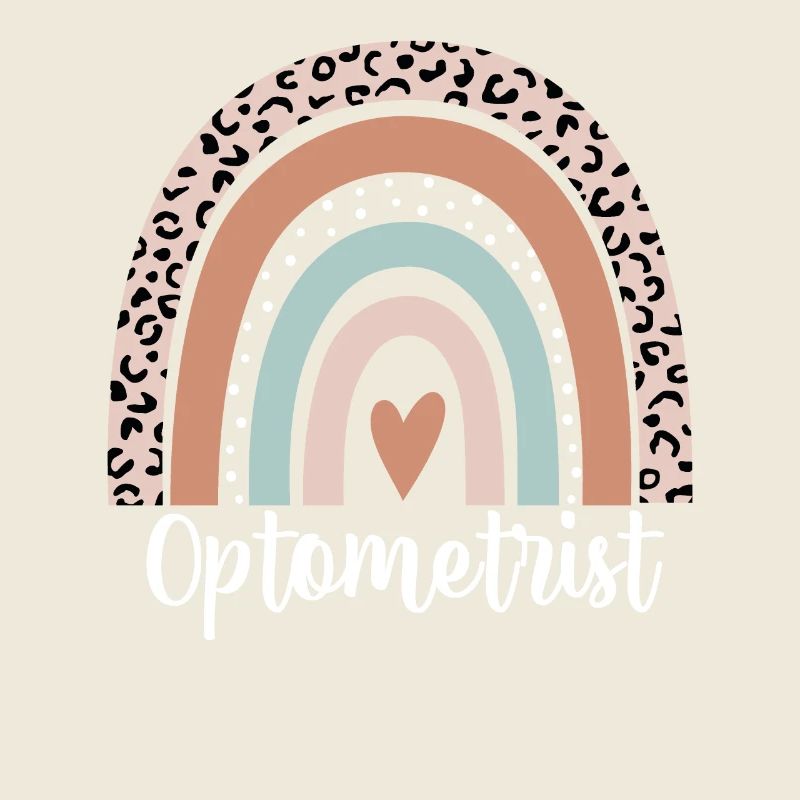Optometrist Rainbow Leopard Lustiger Optometrist