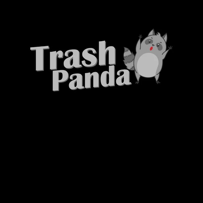 Trash Panda Waschbär Allesfresser