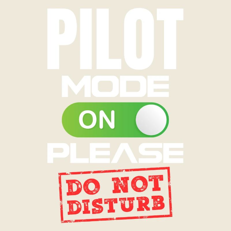 Pilot Mode On Please Do Not Distrub