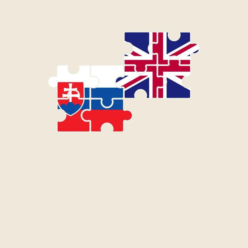 Slowakei UK Flagge Britisch Slowakisch