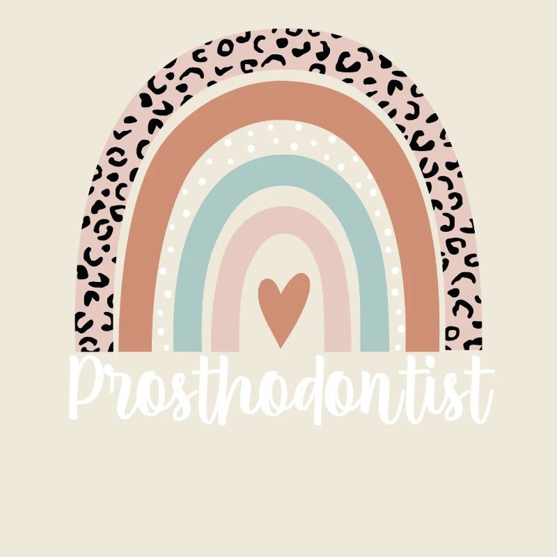 Prosthodontist Rainbow Leopard Funny