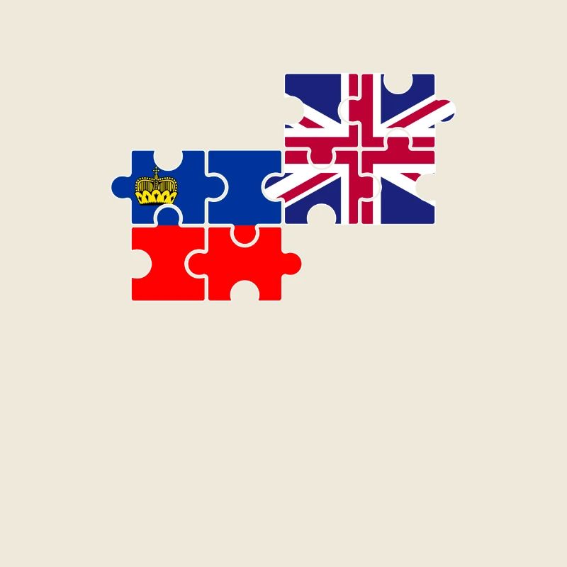 Liechtenstein UK Flagge Britisch Liechtensteiner