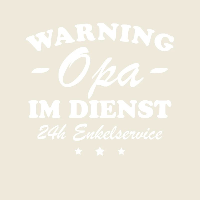 Opa im Dienst Geschenkidee