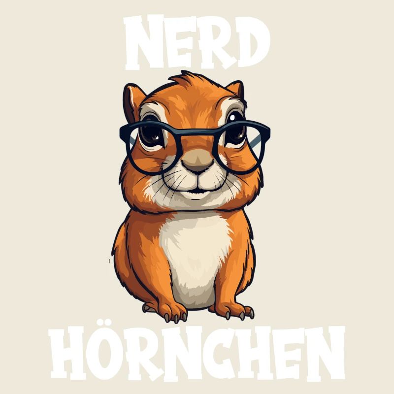 Nerdhörnchen Junge Jungen Erdhörnchen Nerdy Nerd