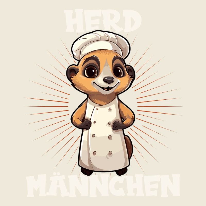 Erdmännchen kochen Koch Kochmütze Herdmännchen