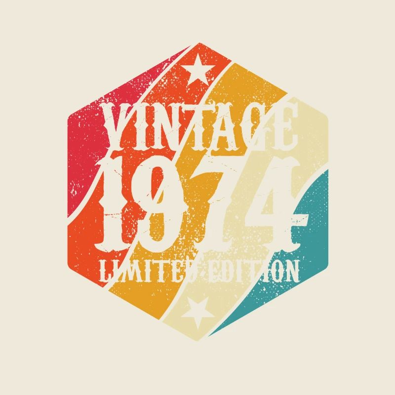 Limited Edition 1974 Geburtstag Geschenk