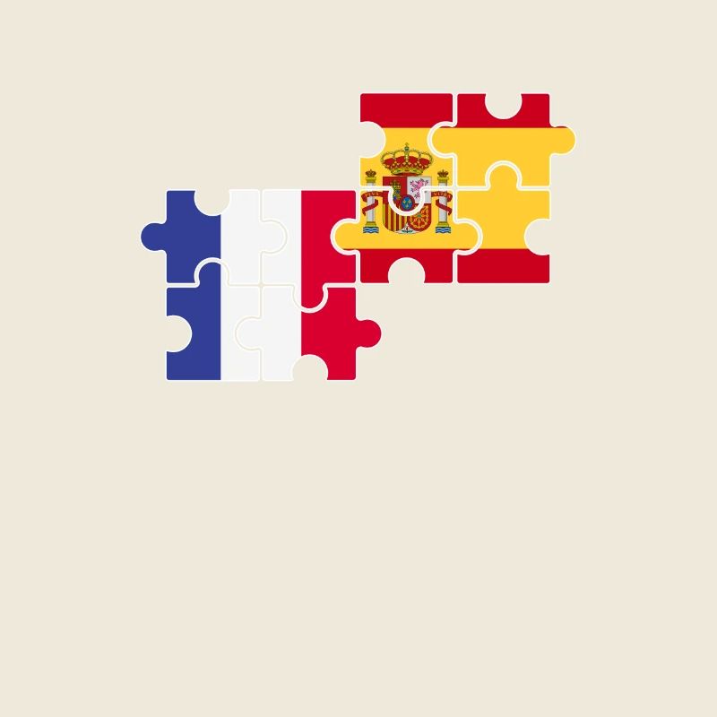 France Espagne Drapeau Espagnol Français