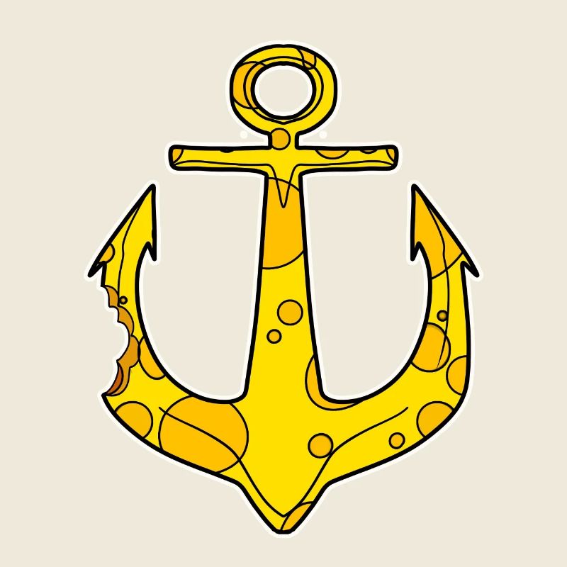 Motif de fromage Anchor Captain